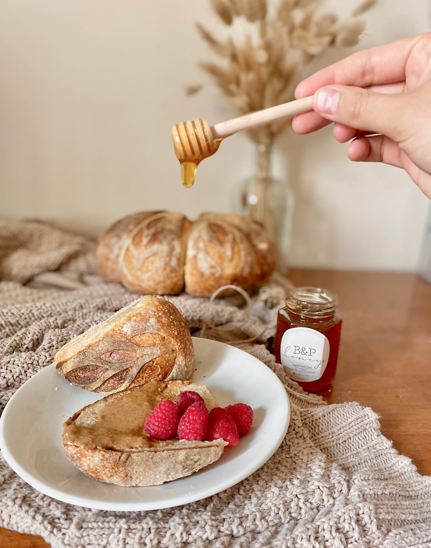 B&P Honey + Pumpkin Shaped Sourdough Loaf