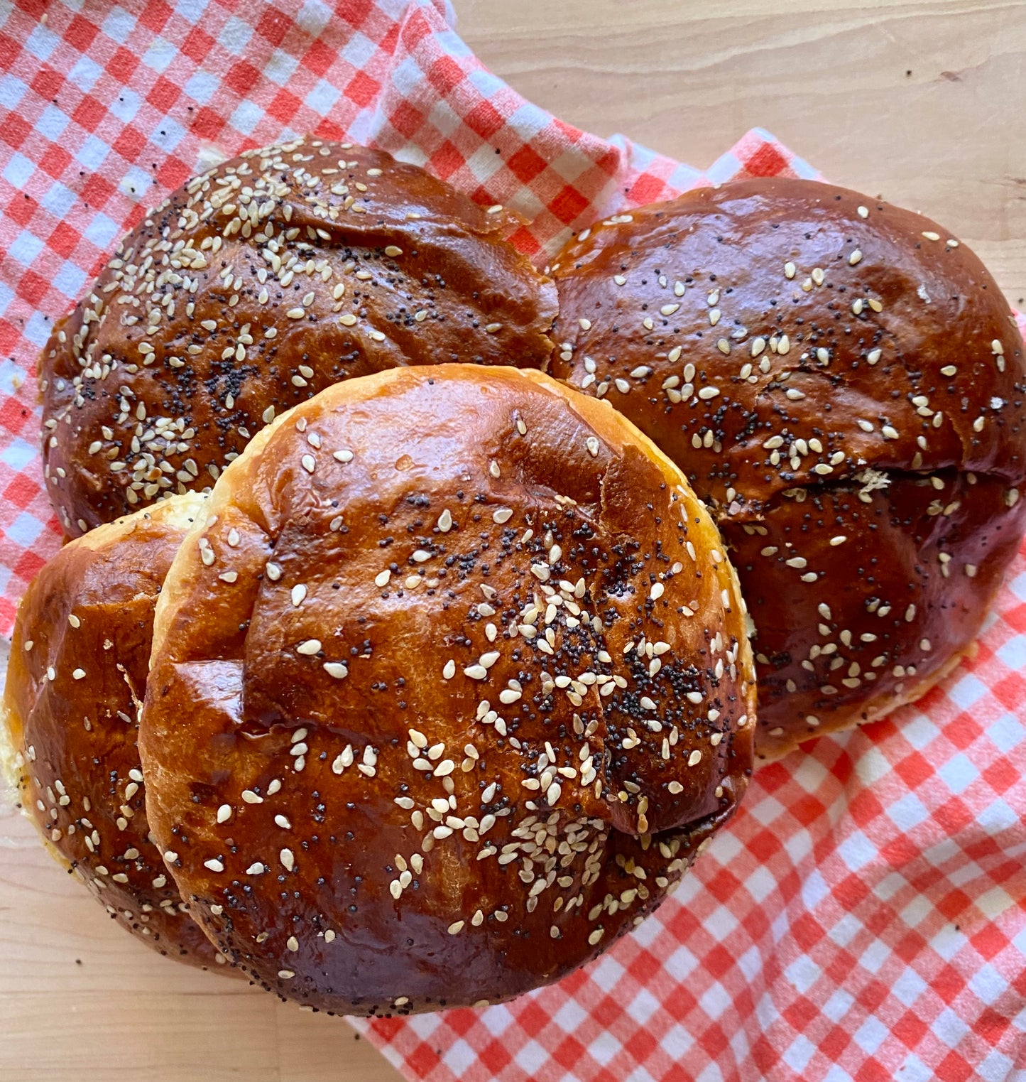 Sourdough Brioche Buns