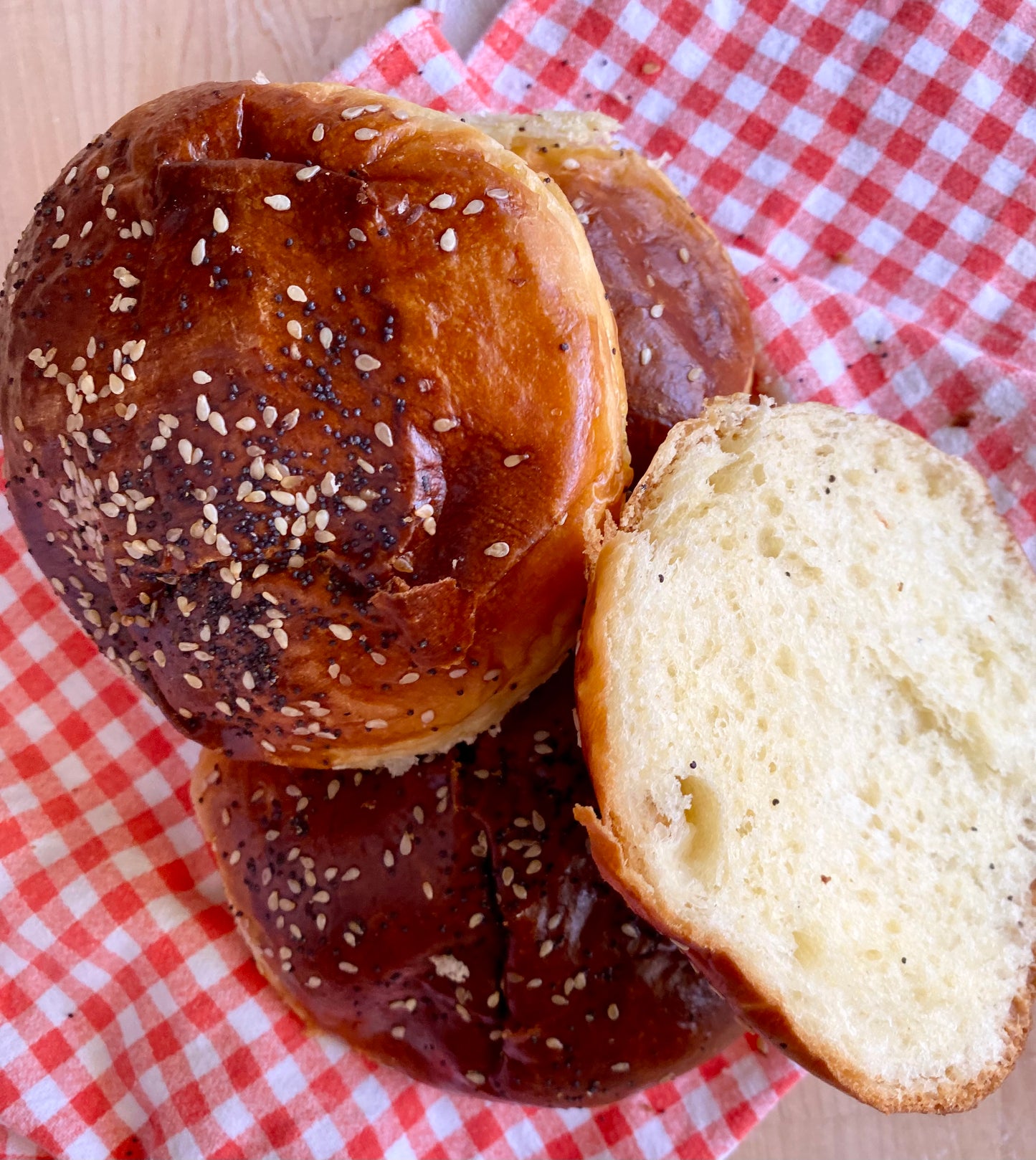 Sourdough Brioche Buns