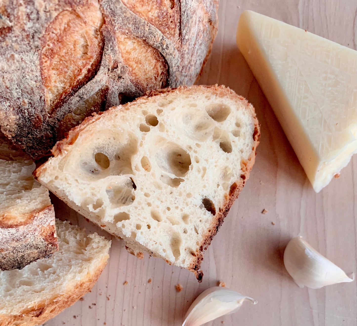 Garlic & Parmesan Sourdough