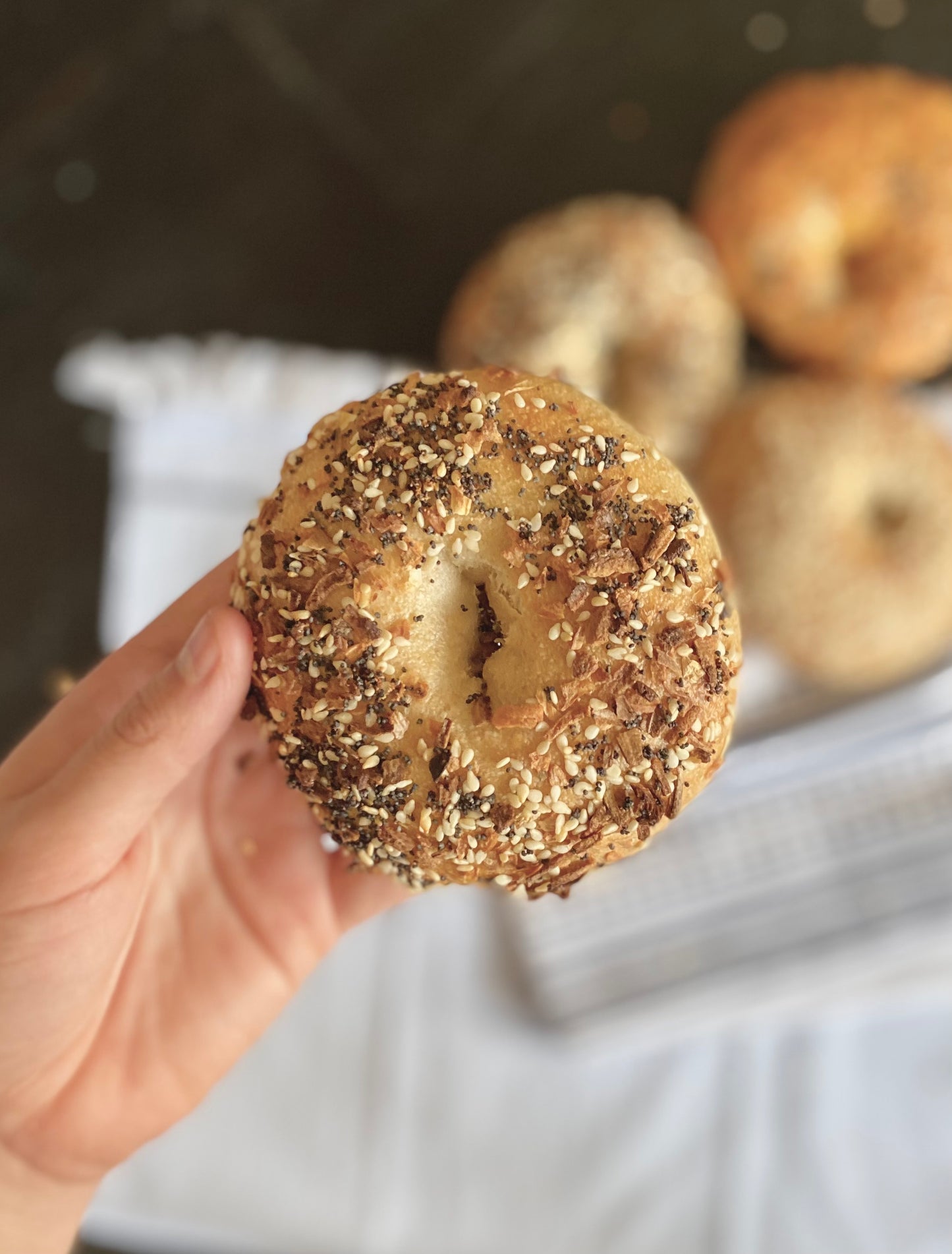 Sourdough Bagels